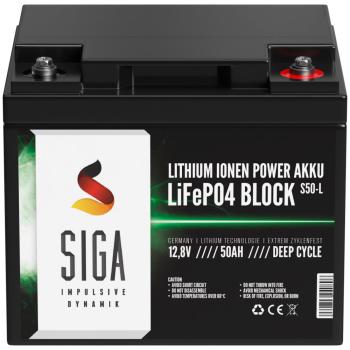 SIGA Lithium Batterie 50Ah 12,8V LiFePO4